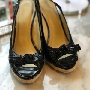 Enzo Angiolini Wedges - Black